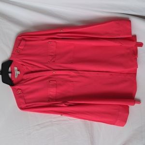 Women's Size Large button up shirt Pink